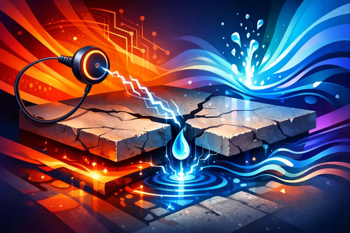 Electronic Leak Detection for Slab Leaks