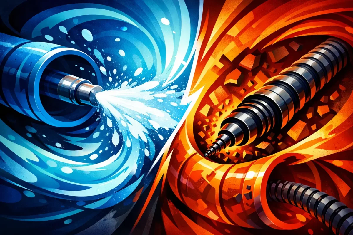 Hydro Jetting vs Drain Snaking: Which Works?